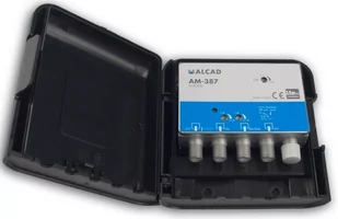 Alcad Alcad Wzmacniacz Masztowy AM-387 32dB UHF+VHF+FM ZWMAT-AM387 - Wzmacniacze antenowe - miniaturka - grafika 1