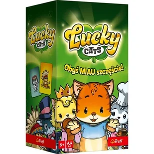 Lucky Cats. Obyś MIAU szczęście! Trefl - Gry planszowe - miniaturka - grafika 1