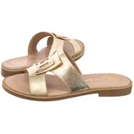 Klapki i japonki damskie - Klapki Złote DK3703/25 GO (FO100-a) Filippo - miniaturka - grafika 1