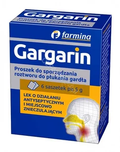 Farmina Gargarin 6 szt. - Przeziębienie i grypa - miniaturka - grafika 1