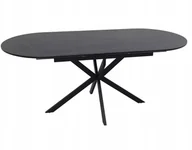 Stoły - Stół rozkładany 140180X80 GASTON CERAMIC czarny Signal - miniaturka - grafika 1