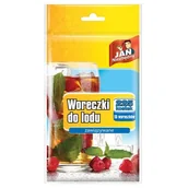 Folia, papier śniadaniowy, serwetki - Jan Niezbędny Sarantis Woreczki do Lodu Zawiązywane 225szt 8571017139 - miniaturka - grafika 1