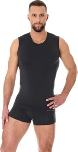 Brubeck Bezrękawnik męski COMFORT WOOL grafitowy r. XXL (SL10160) - Koszulki sportowe męskie - miniaturka - grafika 1