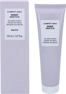 COMFORT ZONE remedy cream to oil innowacyjny, delikatny środek myjący z olejkiem marula 150 ml - Mleczka do demakijażu - miniaturka - grafika 1