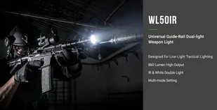 NEXTorch - Latarka LED na broń długą WL50 IR - 860 lm - WL50 IR - Latarki - miniaturka - grafika 2