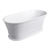 Wanny - Wanna wolnostojąca Omnires Classica M+ 160x79 cm owalna kompozyt biały mat CLASSICAWWBM - miniaturka - grafika 1