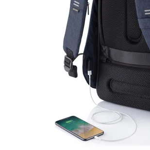 Duży antykradzieżowy plecak XD Design Bobby Hero XL- navy - Plecaki - miniaturka - grafika 12