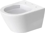 Miski WC - Duravit D-Neo - WC wiszące, bez kołnierza, HygieneGlaze, białe 2588092000 - miniaturka - grafika 1