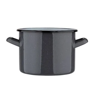 Garnek prosty 3,3 l śr.18 cm wys.14 cm szary nakrapiany - Garnki - miniaturka - grafika 1