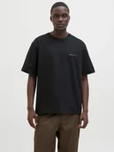 Koszulki męskie - Jack & Jones Koszulka w kolorze czarnym - miniaturka - grafika 1