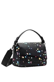 Torebki damskie - Desigual Women's BOLS_SPLATTER23 Phuket MI, czarny, czarny - grafika 1