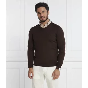 BOSS Wełniany sweter Baram-L | Regular Fit - Swetry męskie - miniaturka - grafika 1