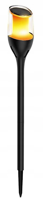 Lampa Solarna Pochodnia Led Efekt Płomienia Wbijana Ogrodowa Gruntowa 1422