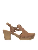 Sandały damskie - Rieker Sandały CEO-66775-24 Brązowy jasny - miniaturka - grafika 1