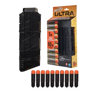 Nerf Ultra magazynek na 10 strzałek + strzałki 10 szt. E9016 - Zabawki militarne - miniaturka - grafika 1