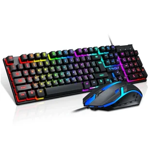 EXTRALINK GAMING SET TF200 2IN1 LED KEYBOARD+MOUSE - Myszki - miniaturka - grafika 1