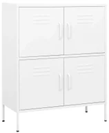 Szafy i regały magazynowe - Elior Biała stalowa szafka na nóżkach E3-C23 - miniaturka - grafika 1