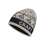 Czapki męskie - Czapka zimowa CRAFT CORE BACKCOUNTRY KNIT HAT 1912379-214396 – Beżowy - miniaturka - grafika 1