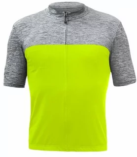 Bluzy na rower - Męski bluza Sensor Cyklo Motion rozpinana neon żółty - grafika 1