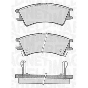 Klocki hamulcowe - komplet MAGNETI MARELLI 363916060800 - Klocki hamulcowe - miniaturka - grafika 1