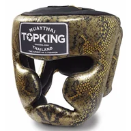 Kaski bokserskie i maski - Top King Kask Bokserski Sparingowy Tkhgss-02bk_Gd Super Star Snake Gold - miniaturka - grafika 1