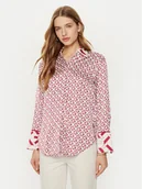 Koszule damskie - Guess Koszula W4YH47 WF1T2 Różowy Regular Fit - miniaturka - grafika 1