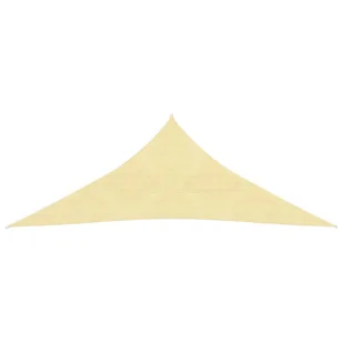 vidaXL vidaXL Żagiel przeciwsłoneczny/Markiza 3,6x3,6x3,6 m, HDPE beżowy - Parasole ogrodowe - miniaturka - grafika 3