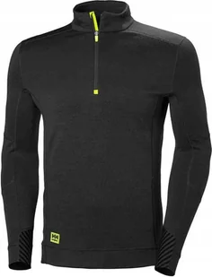 Helly Hansen Koszulka termo Helly Hansen Lifa Half Zip Black - Koszulki sportowe męskie - miniaturka - grafika 1