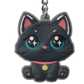 Breloki - Brelok do kluczy z motywem czarnego kota| Polski Produkt zawieszka na prezent - miniaturka - grafika 1