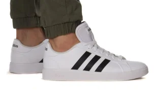 adidas Grand Court Base 2.0, Sneaker Męskie, Ftwr White/Core Black/Ftwr White, 49 1/3 EU, Ftwr White Core Black Ftwr White, 49.5 EU - Moda i Uroda OUTLET - miniaturka - grafika 1