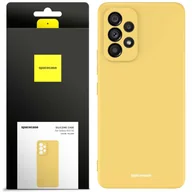 Etui i futerały do telefonów - Spacecase Etui Silicone Case Galaxy A53 5G yellow - miniaturka - grafika 1
