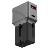 Ładowarki do telefonów - Ładowarka sieciowa ENERGEA TravelWorld 25W Czarno-brązowy - miniaturka - grafika 1