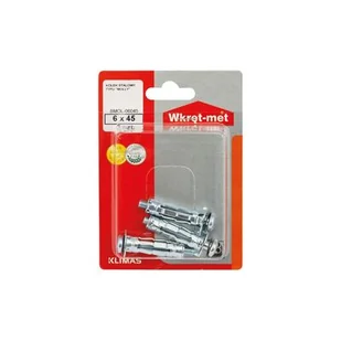 Wkręt-met Kołek stalowy typu "molly" M6 x 45 - Kołki - miniaturka - grafika 1