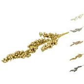 Ozdoby bożonarodzeniowe - Gałązka ozdobna brokat 70 cm mix - miniaturka - grafika 1