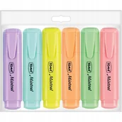 Zakreślacze - Toma Zakreślacz Pastel 6 kolorów TOMA - miniaturka - grafika 1