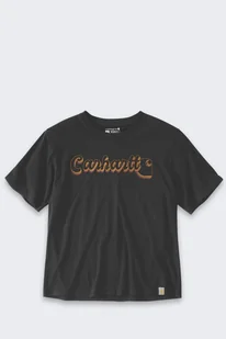Koszulka Carhartt Script Graphic Tencel Black - Koszulki męskie - miniaturka - grafika 1