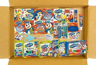 MEGA Wyprawka SZKOLNA Pakiet Bambino (19 Elementów) | zestaw do szkoły - Przybory szkolne - miniaturka - grafika 1