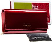 Portfele - Lakierowany portfel z portmonetką na suwak — Peterson - miniaturka - grafika 1