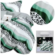 Pościel - Komplet Pościeli 160x200 3 części Satyna Bawełniana Melita - miniaturka - grafika 1