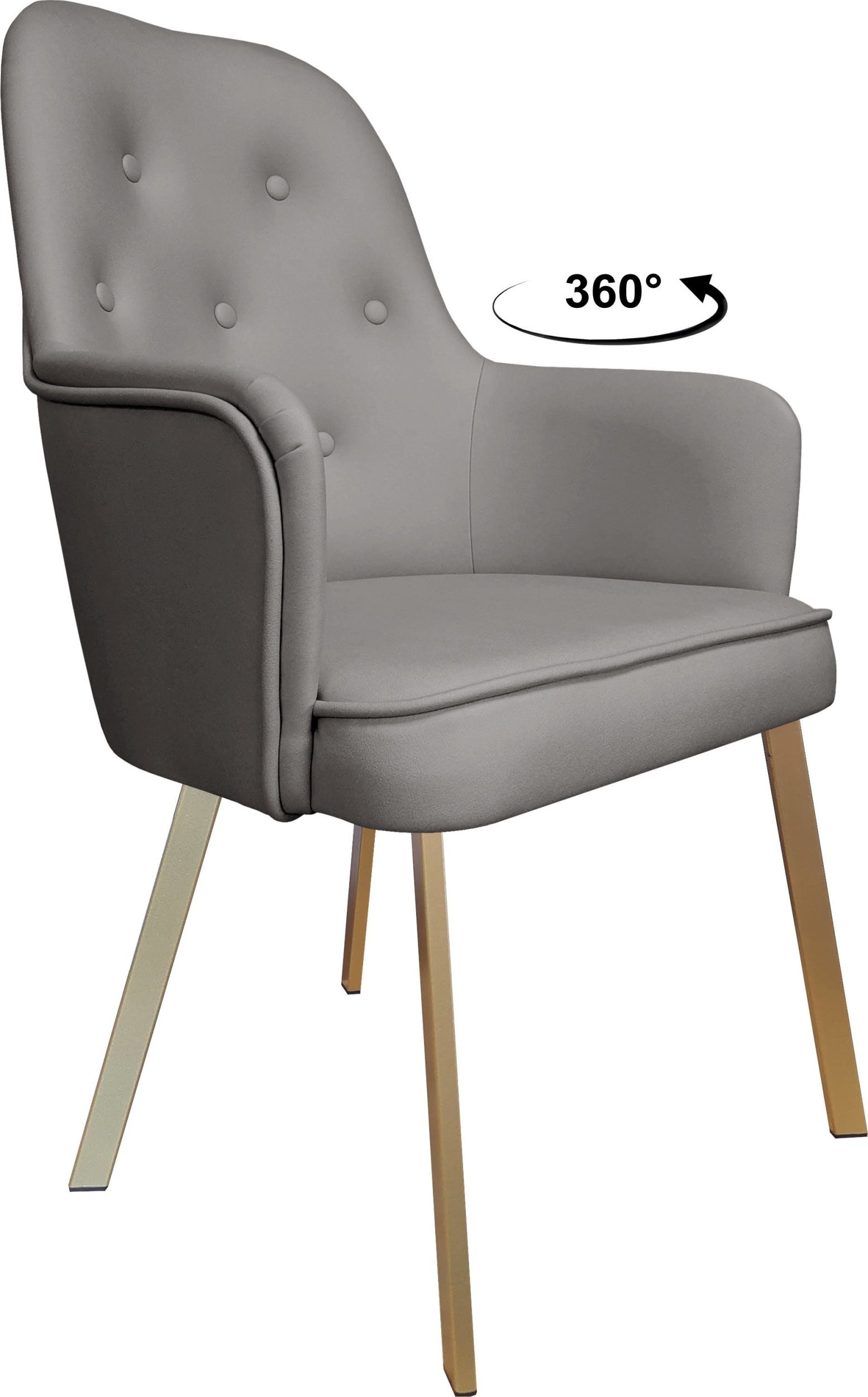 Krzesło biurowe Atos Krzesło obrotowe SARA noga Profil złota Vega83