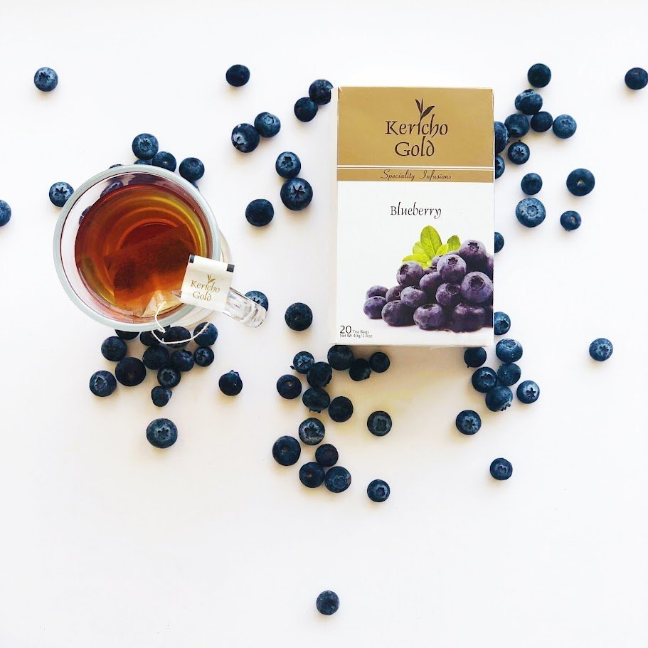 Herbata owocowa Kericho Gold Blueberry aromatyczna klasyczna Premium mix