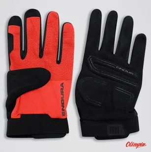 Rękawiczki Endura Loop Full Finger Red - Rękawiczki rowerowe - miniaturka - grafika 1