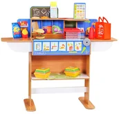 Zabawy w naśladowanie dorosłych - Drewniana restauracja z akcesoriami 2w1 KidKraft - miniaturka - grafika 1