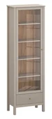 Witryny - Nowoczesny regał z witryną w kolorze taupe G6-M07 - miniaturka - grafika 1