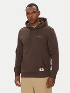 Bluzy męskie - Element Bluza ELYSF00262 Brązowy Regular Fit - miniaturka - grafika 1