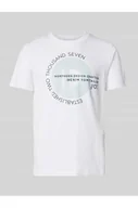 Koszulki męskie - T-shirt o kroju regular fit z dużym napisem z logo - Tom Tailor Denim - miniaturka - grafika 1