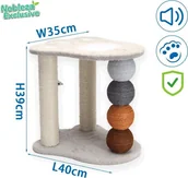 Drapaki dla kotów - Nobleza Nobleza Exclusive dwupoziomowy drapak-legowisko dla kota Nobleza Exclusive dwupoziomowy drapak-legowisko dla kota - miniaturka - grafika 1
