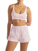 Spodenki damskie - adidas Szorty w kolorze jasnoróżowym - miniaturka - grafika 1