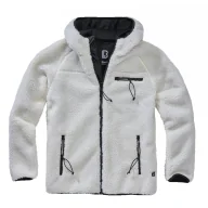 Odzież taktyczna i umundurowanie - Bluza Polarowa BRANDIT Teddyfleece Worker Jacket - Biała 3XL - miniaturka - grafika 1