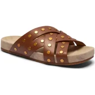 Klapki i japonki damskie - Michael Kors Skórzane klapki IRENE - miniaturka - grafika 1